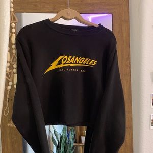 John Galt Los Angeles cropped pull over